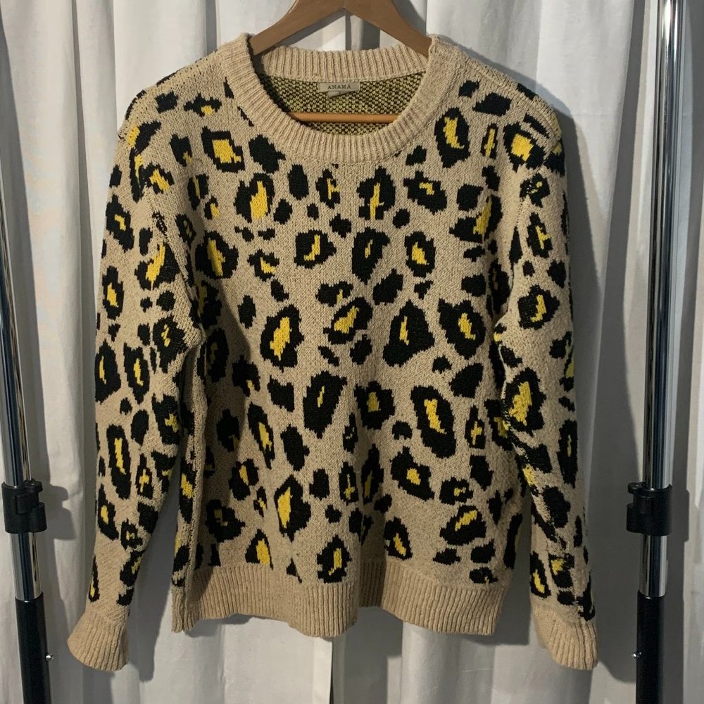 Cheetah print sweater!